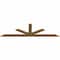 Ekena Millwork Saratoga Timber Gable Bracket, Western Red Cedar, 108"W x 31 1/2"H x 1 1/2"D x 5 1/2"F, 7/12 Pitch GBW108X31X0206SAR00SWR - alternate 3